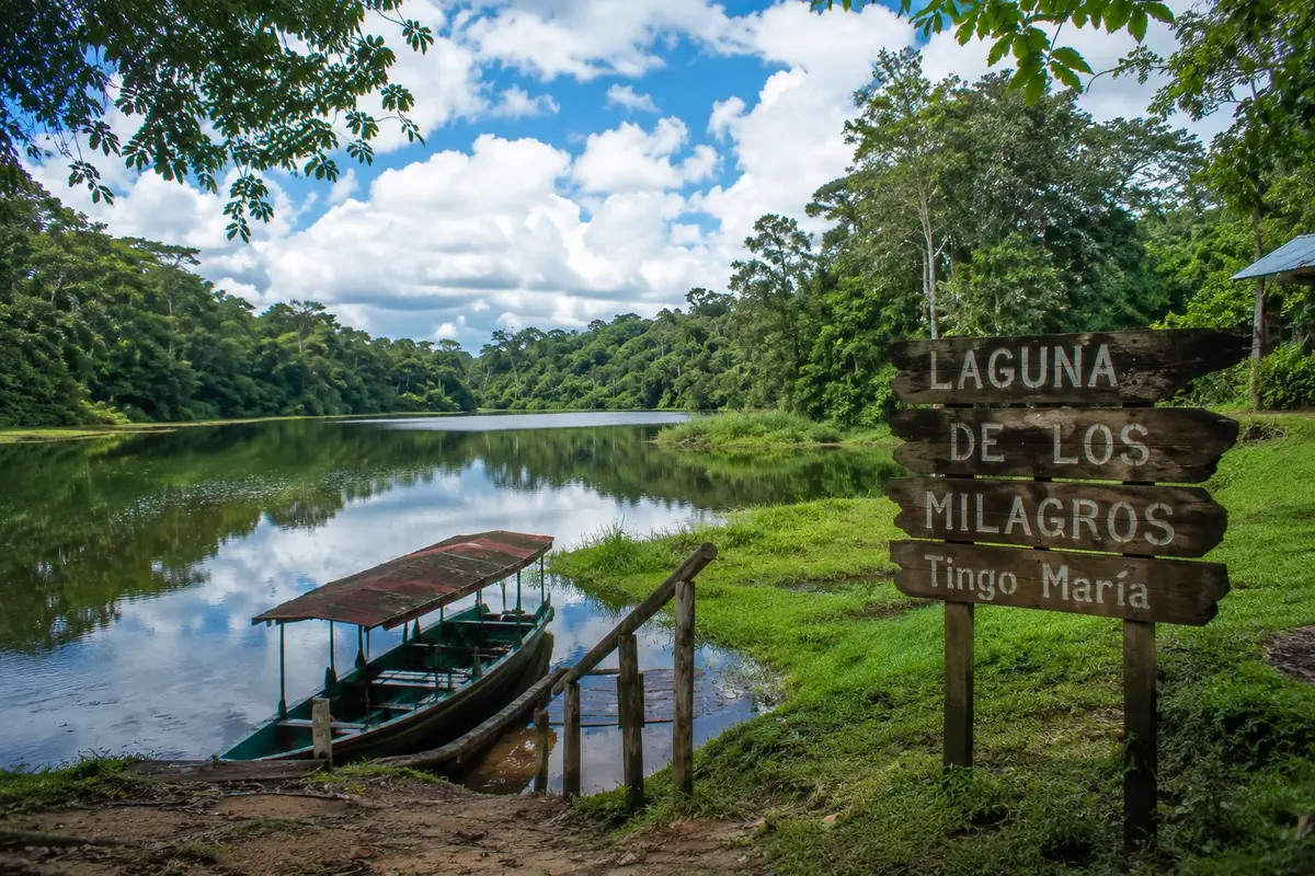 Laguna de los Milagros wśród dżungli